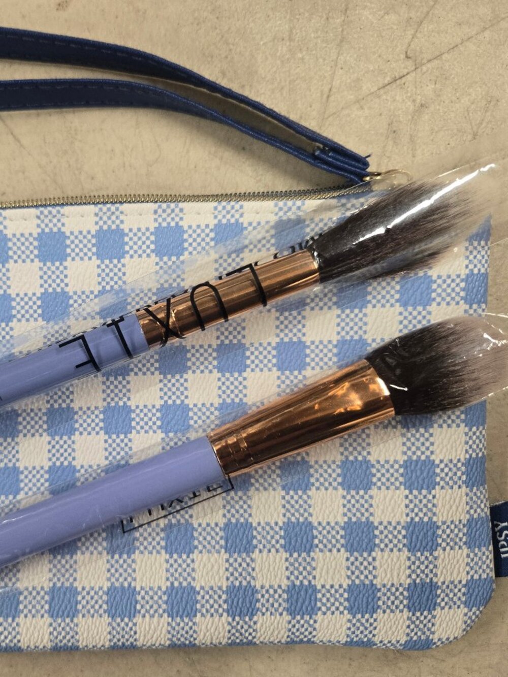 IPSY May 2026 Bag Bundle with Luxie makeup brushes. 1 bags with 2 brushes.